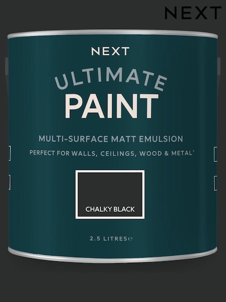 Chalky Black Ultimate® Multi-Surface Peel & Stick Paint Sample (A79665) | £1
