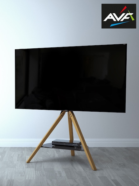 AVF Brown Hoxton Tripod 1000 TV Stand (A81800) | £245