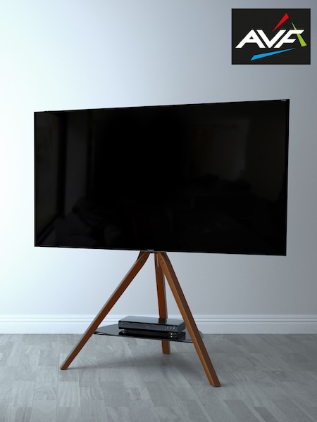 AVF Brown Hoxton Tripod 1000 TV Stand (A81801) | £245