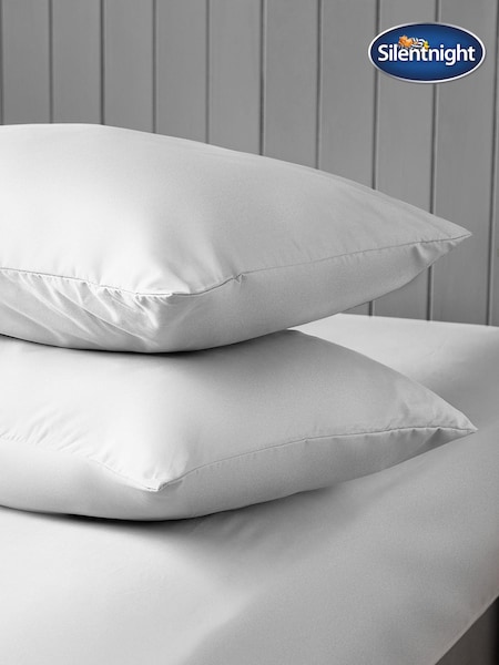 Silentnight Set of 2 White Supersoft Pillowcases (A85123) | £10