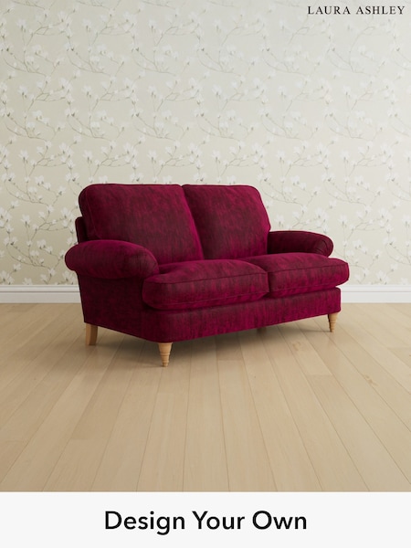 Kingsley Velvet/Cranberry Red Beaumaris By Laura Ashley (A85904) | £1,300