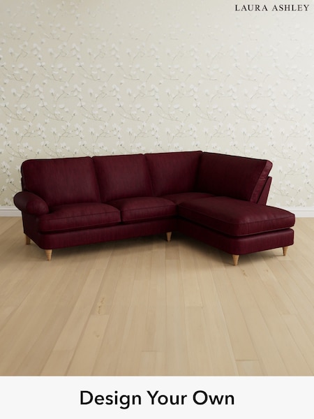 Kingsley Velvet/Cranberry Red Beaumaris By Laura Ashley (A85904) | £2,450
