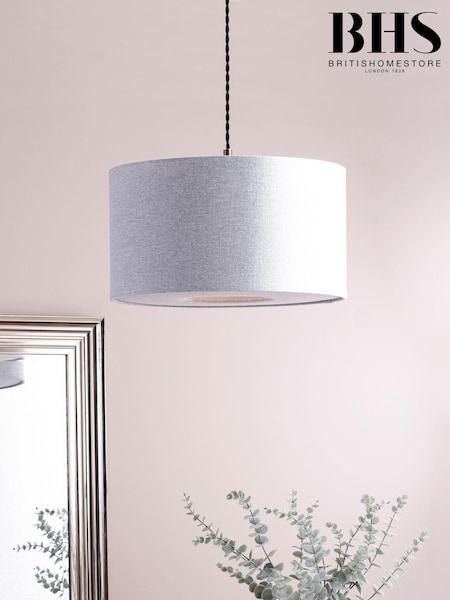 BHS Grey 40cm Marle Shade (A86088) | £40