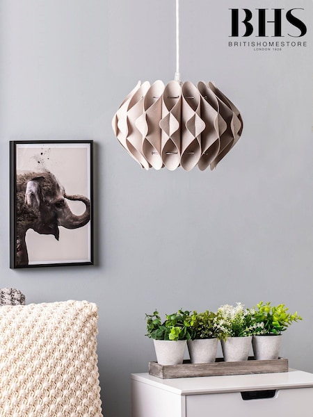 BHS Natural Landon Small Easy Fit Shade (A86098) | £30