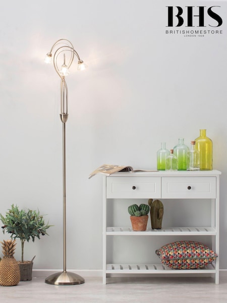 BHS Brass Marianne Floor Lamp (A86139) | £140