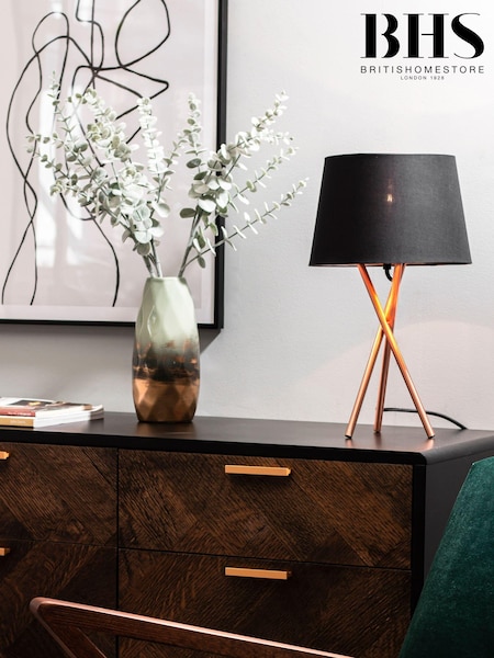 BHS Copper Drey Table Lamp (A87104) | £35