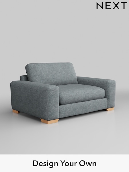 Chunky Weave/Mid Blue Houghton Deep Relaxed Sit (A88556) | £1,225
