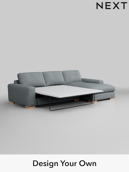 Chunky Weave/Mid Blue Houghton Deep Relaxed Sit (A88556) | £2,825