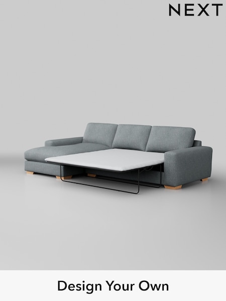 Chunky Weave/Mid Blue Houghton Deep Relaxed Sit (A88556) | £2,825