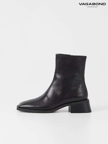 Vagabond Shoemakers Blanca Plain Ankle Black Boots (A89084) | £140
