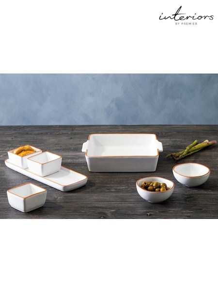 Interiors by Premier Set of 3 Calisto Dishes (A89135) | £30