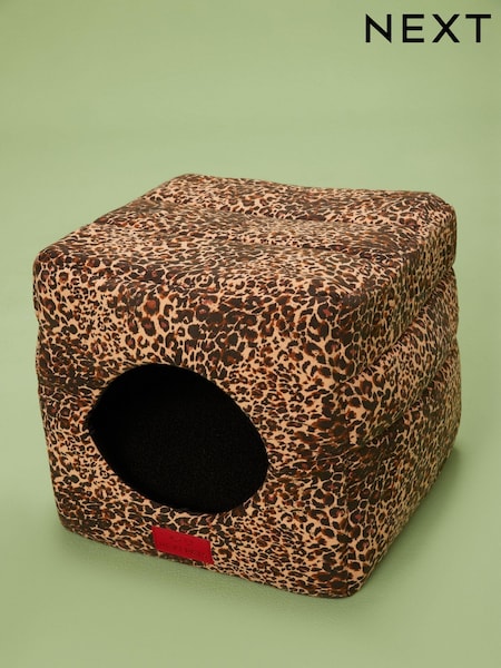 Animal Print Cat Bed (A89730) | £26