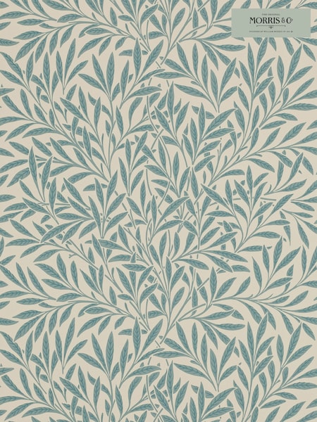 Morris & Co. Grey Willow 10.05M Wallpaper (A90529) | £108