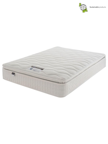 Silentnight White 1000 Mirapocket Pillow Top Mattress (A90562) | £370 - £555