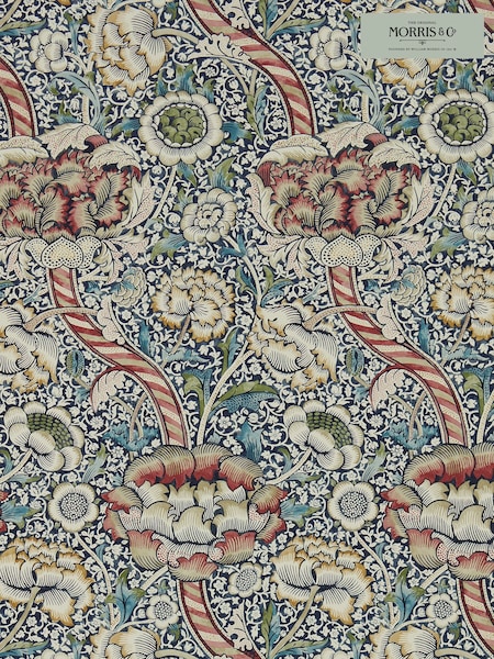 Morris & Co. Blue Wandle 10.05M Wallpaper (A90578) | £144