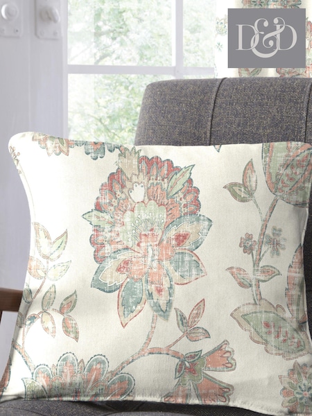 Dreams & Drapes Pink Indira 100% Cotton Cushion (A91597) | £16