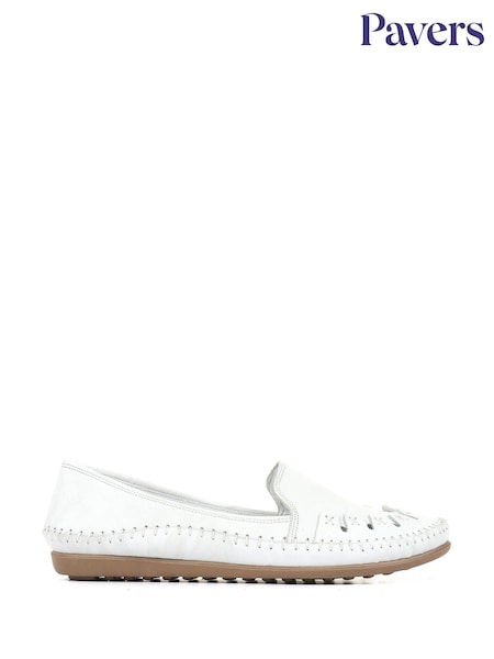 Pavers Leather Slip-On Pumps (A92464) | £38