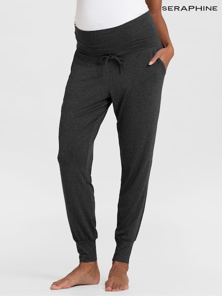 Seraphine Black Maternity Lounge Joggers 2 Pack (A93800) | £55