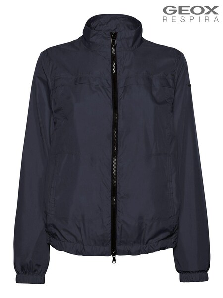 Geox Blomiee Short Womens Blue Jacket (A94250) | £129