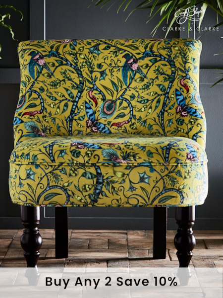 Emma Shipley Lime Green Langley Rousseau Velvet Chair (A94260) | £550