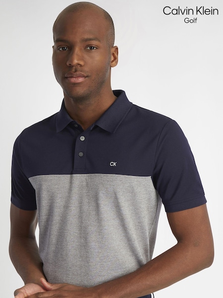 Calvin Klein Golf Colourblock Polo Shirt (A94695) | £35
