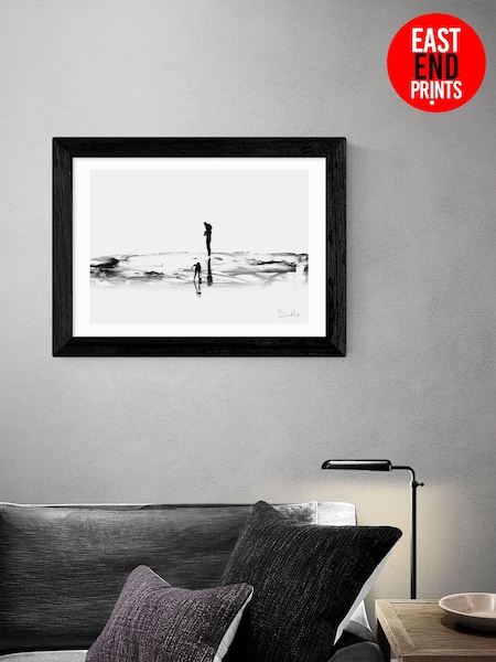 East End Prints White On The Beach Print by Dan Hobday (A96024) | £50 - £130