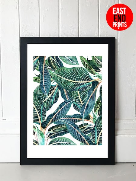 East End Prints Green Edge and Dance Print by 83 Oranges (A96034) | £50 - £130