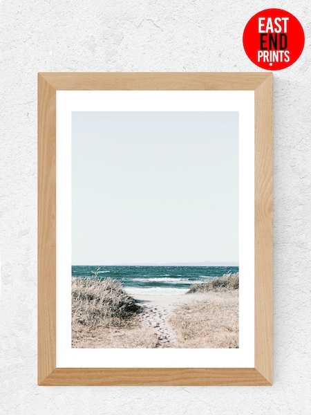 East End Prints Blue Sea View Print by Rafael Farias (A96055) | £50 - £130