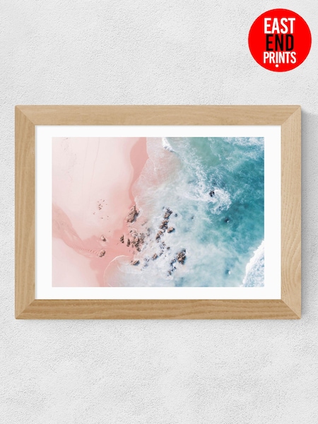 East End Prints Orange Sea Bliss Print by Ingrid Beddoes (A96084) | £50 - £130