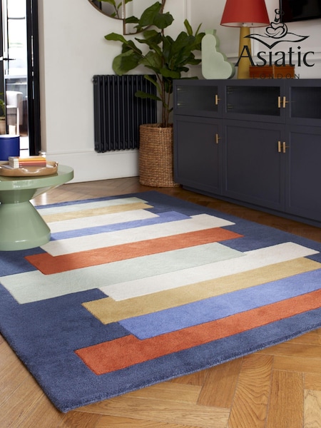 Asiatic Rugs Blue Reef Stacks Rug (A97584) | £160 - £455