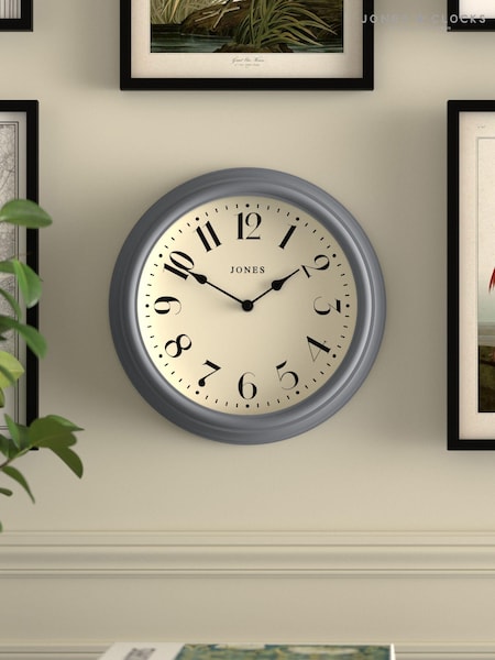 Jones Clocks French Navy Blue French Navy Blue Venetian Wall Clock (A98046) | £33
