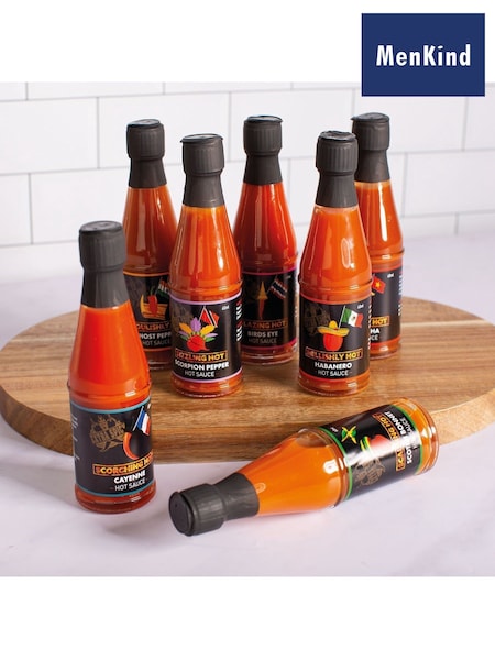 MenKind 7 Bottle of Hot Sauces Packed (A98397) | £18