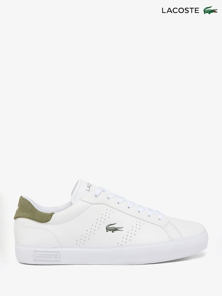Lacoste 2.0 Powercourt White Trainers (AA0048) | £90
