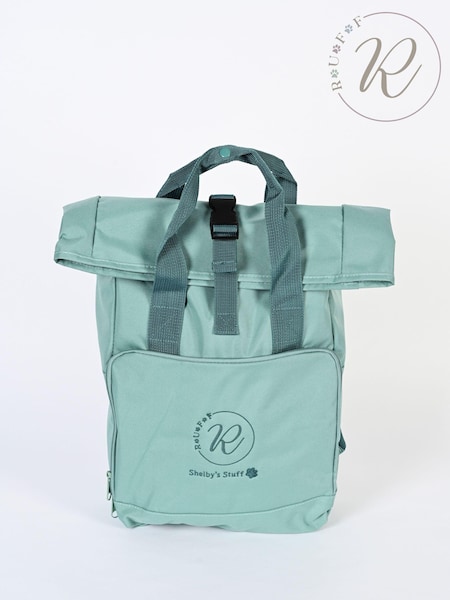 Personalised Luxury Roll Top Backpack by RUFF (AA0103) | £48