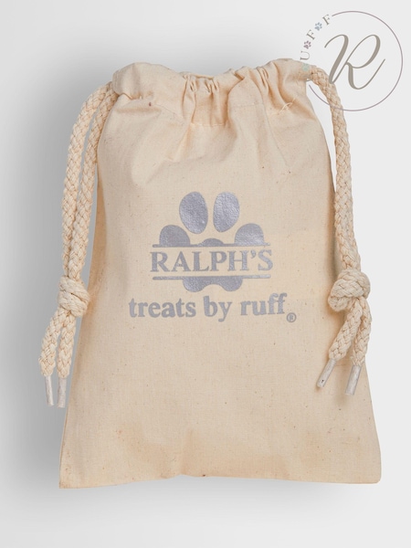 Personalised Doggy Treat 100% Cotton Bag by RUFF (AA0106) | £22