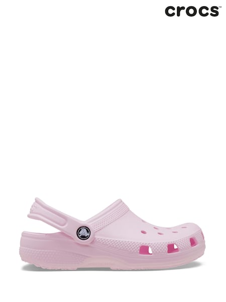 Crocs Pink MIlk Toddler Classic Clogs (AA0200) | £35