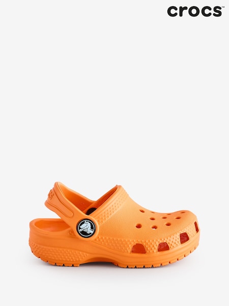 Crocs Orange Zing Toddler Classic Clogs (AA0215) | £35