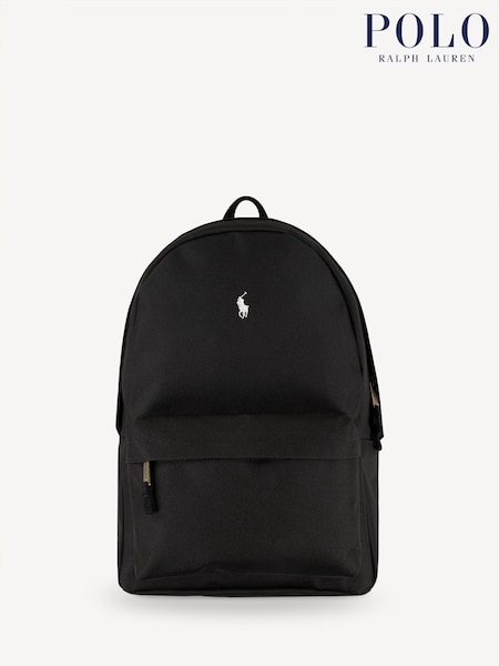 Polo Ralph Lauren Black Logo Colourblock Backpack (AA0253) | £75