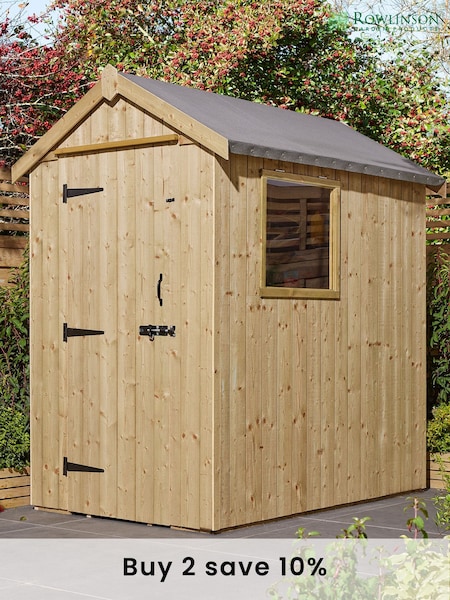 Rowlinson Natural Premium Heritage 6 x 4ft Garden Shed (AA0357) | £597
