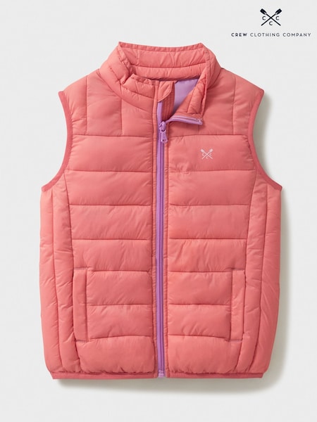 Crew Clothing Orange Lightweight Gilet (AA0427) | £30 - £38