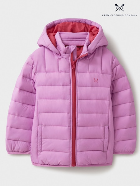 Crew Clothing Purple Shower Resistant Lightweight Jacket (AA0432) | £36 - £44