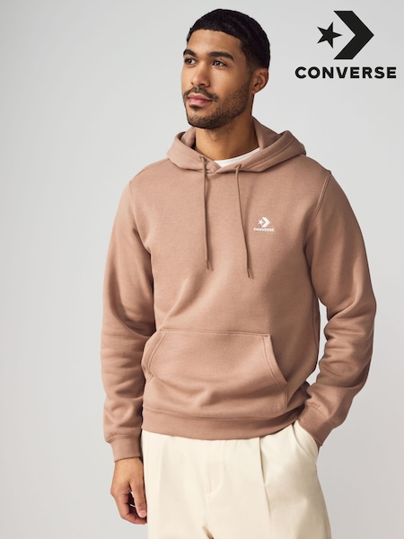 Converse Brown Star Chevron Chest Hoodie (AA0505) | £45