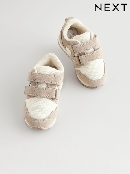 Neutral Wide Fit (G) Double Strap Trainers (AA0573) | £23 - £25