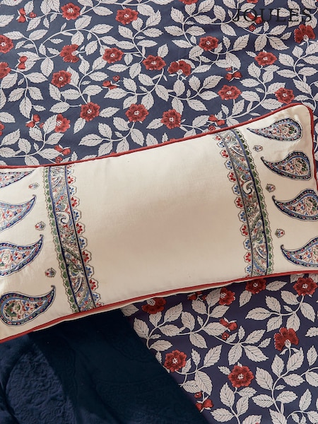Joules Multi Tapestry Paisley Cushion (AA0720) | £40