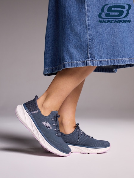 Skechers Navy Relaxed Fit Slipins Slip In Edgeride Trainers (AA0868) | £79