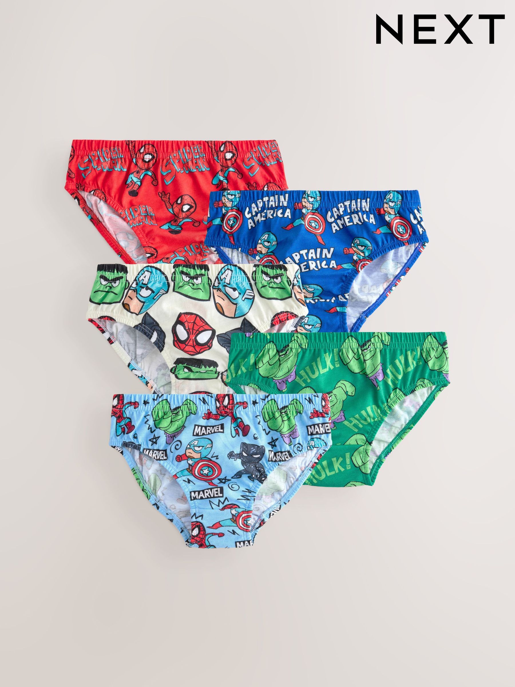 Pokemon Boys Briefs Underwear – 5 Pack, Sizes 4, 6, 8, 100% Cotton, Assorted Colors