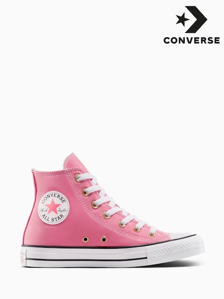 Converse Pink Chuck Taylor All Star Peached Canvas Trainers (AA1244) | £65