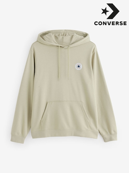 Converse Grey 100% Cotton Core Chuck Patch Hoodie (AA1338) | £50