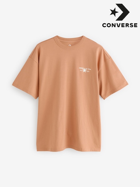 Converse Orange All Star License Plate 100% Cotton T-Shirt (AA1345) | £30