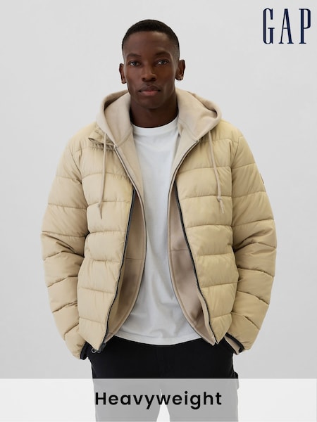 Gap Beige Cold Control Puffer Jacket (AA1443) | £50